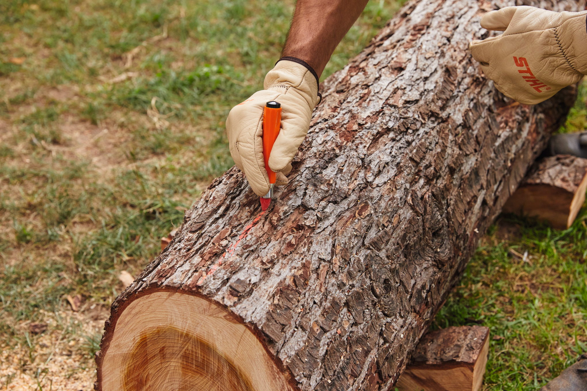 STIHL Signierkreide Marker PRO gelb